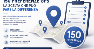 Apertura domande 150 preferenze GPS 2026-2027 Apertura domande 150 preferenze GPS 2026-2027